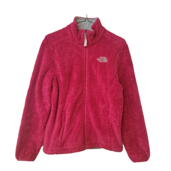 CTHE NORTH FACE Women's Osito Fleece Full Zip Jacket, Fuchsia Pink-Size S/P - Picture 1 of 8